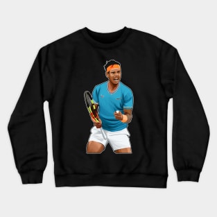 Rafa Nadal Celebrate Game Crewneck Sweatshirt